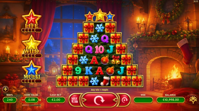 Xmas Dreams Base Gameplay