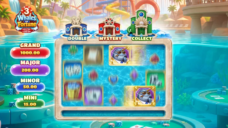 3 Whales of Fortune Walking Wild