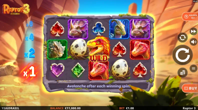 Raptor 3 DoubleMax Base Gameplay