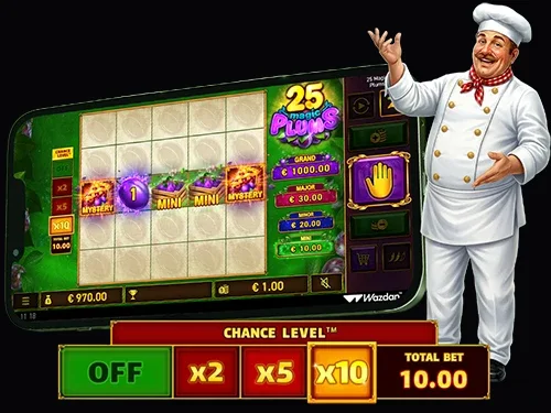 25 Magic Plums Chance Level