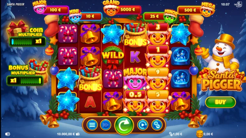 Santa Pigger Base Gameplay
