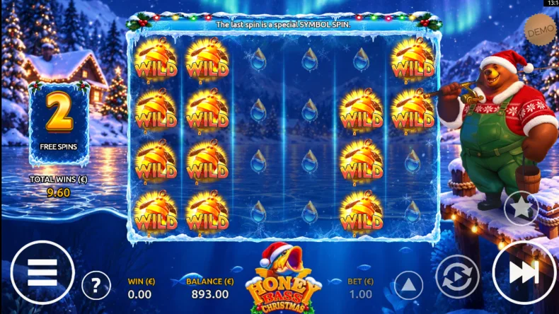 Honey Bass Christmas Hold & Win Free Spins