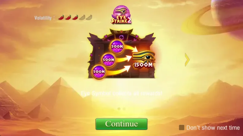 Eye Strike 2 Cash Collect