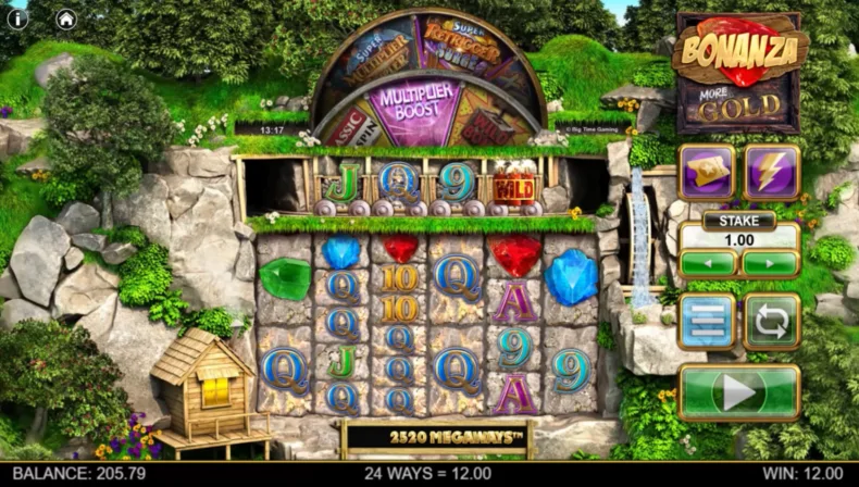 Bonanza More Gold Base Gameplay