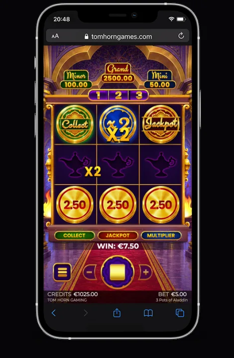 3 Pots of Aladdin Super Hold & Win