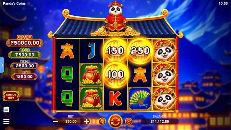 Panda's Coins Bonus Coin