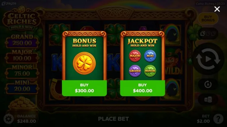 Celtic Riches Bonus Buy