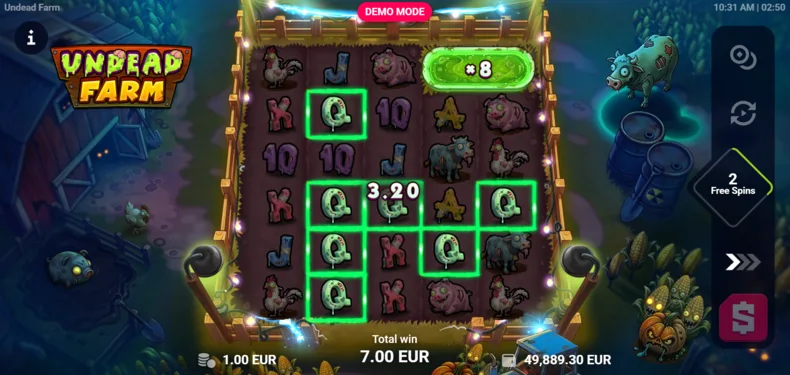 Undead Farm Free Spins